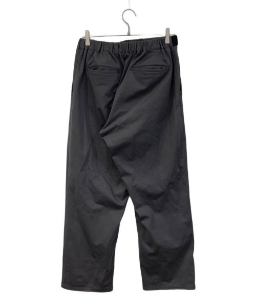 Graphpaper（グラフペーパー）Graphpaper Compact Ponte Slim Weisted Wide Tapered Chef Pants/コンパクト ポンチ スリム ウェイステッド ワイド テーパード シェフ パンツ グレー サイズ:SIZE 0/Sの古着・服飾アイテム