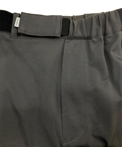 Graphpaper（グラフペーパー）Graphpaper Compact Ponte Slim Weisted Wide Tapered Chef Pants/コンパクト ポンチ スリム ウェイステッド ワイド テーパード シェフ パンツ グレー サイズ:SIZE 0/Sの古着・服飾アイテム