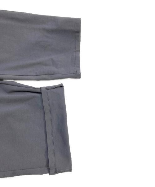 Graphpaper（グラフペーパー）Graphpaper Compact Ponte Slim Weisted Wide Tapered Chef Pants/コンパクト ポンチ スリム ウェイステッド ワイド テーパード シェフ パンツ グレー サイズ:SIZE 0/Sの古着・服飾アイテム