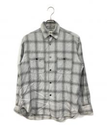 Ron Herman（ロンハーマン）の古着「Brushed Plaid Work Shirt/ブラッシュド プレイド ワーク シャツ」｜グレー