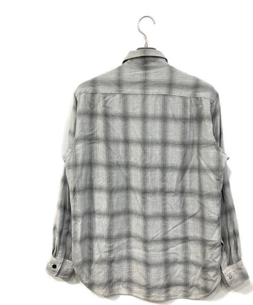 Ron Herman（ロンハーマン）Ron Herman (ロンハーマン) Brushed Plaid Work Shirt/ブラッシュド プレイド ワーク シャツ グレー サイズ:SIZE Sの古着・服飾アイテム