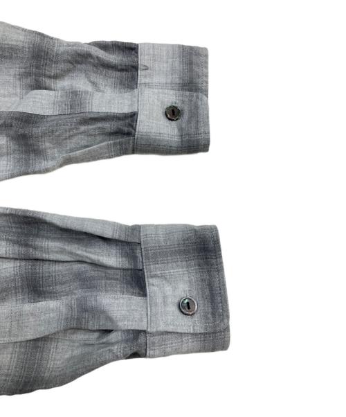 Ron Herman（ロンハーマン）Ron Herman (ロンハーマン) Brushed Plaid Work Shirt/ブラッシュド プレイド ワーク シャツ グレー サイズ:SIZE Sの古着・服飾アイテム