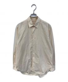 HEUGN（ユーゲン）の古着「アランレギュラーカラーシャツ」｜ベージュ