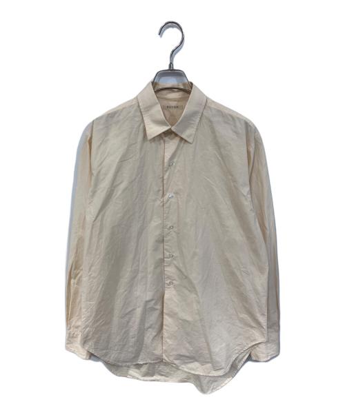 HEUGN（ユーゲン）HEUGN (ユーゲン) アランレギュラーカラーシャツ ベージュ サイズ:1の古着・服飾アイテム