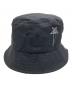 Champion (チャンピオン) RICK OWENS (リックオウエンス) ロゴナイロンバケットハット ブラック：8000円
