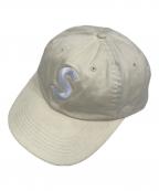 SUPREMEシュプリーム）の古着「Sロゴキャップ」｜ベージュ