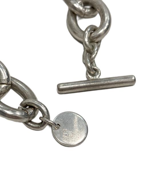 s'yte（サイト）s'yte (サイト) BRASS CHAIN MANTEL BRACELET/ブラス チェーン マンテル ブレスレット シルバーの古着・服飾アイテム
