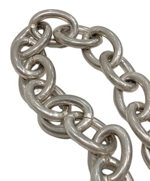 s'yte（サイト）s'yte (サイト) BRASS CHAIN MANTEL BRACELET/ブラス チェーン マンテル ブレスレット シルバーの古着・服飾アイテム