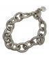 s'yte（サイト）の古着「BRASS CHAIN MANTEL BRACELET/ブラス チェーン マンテル ブレスレット」｜シルバー