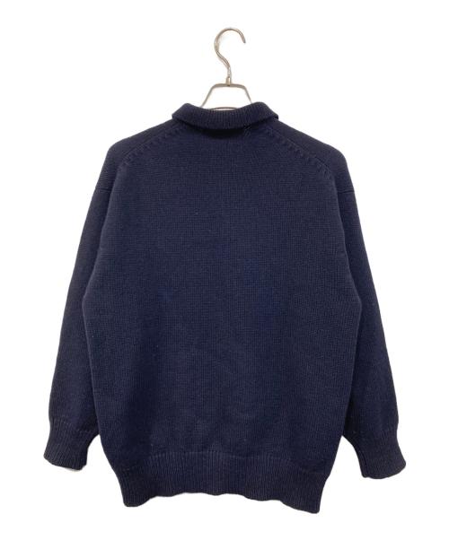 COMME des GARCONS HOMME（コムデギャルソン オム）COMME des GARCONS HOMME (コムデギャルソン オム) ニットポロシャツ ネイビー サイズ:表記サイズなしの古着・服飾アイテム