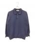 COMME des GARCONS HOMME（コムデギャルソン オム）の古着「ニットポロシャツ」｜ネイビー