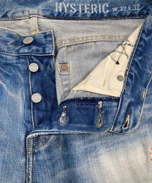 Hysteric Glamour（ヒステリックグラマー）Hysteric Glamour (ヒステリックグラマー) スタッズスキニーパンツ インディゴ サイズ:SIZE 32の古着・服飾アイテム