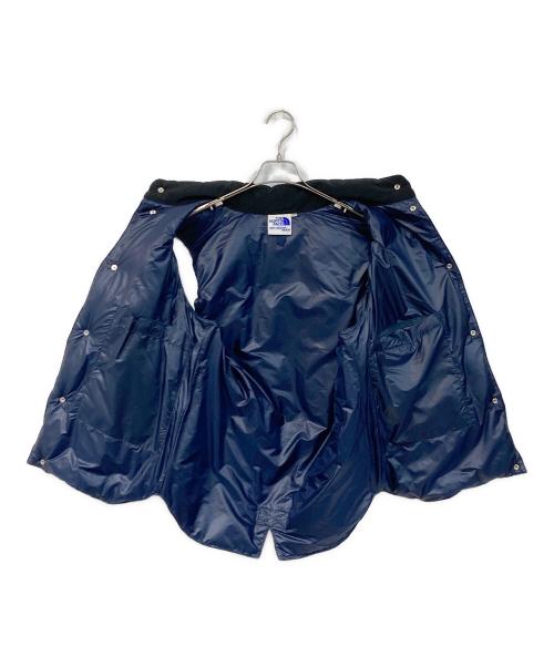 THE NORTH FACE（ザ ノース フェイス）THE NORTH FACE (ザ ノース フェイス) JUNYA WATANABE MAN (ジュンヤワタナベマン) レザー切替ダウンベスト ブラック サイズ:SIZE Mの古着・服飾アイテム