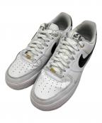 NIKEナイキ）の古着「Air Force 1 Low '07 LV8 40th Anniversary "Black/White-Metallic Gold"ナイキ エアフォースワン ロー オネット エルブイエイト フォーティース アニバーサリー ブラック／ホワイト メタリックゴールド」｜ホワイト