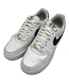 NIKE（ナイキ）の古着「Air Force 1 Low '07 LV8 40th Anniversary "Black/White-Metallic Gold"ナイキ エアフォースワン ロー オネット エルブイエイト フォーティース アニバーサリー ブラック／ホワイト メタリックゴールド」｜ホワイト