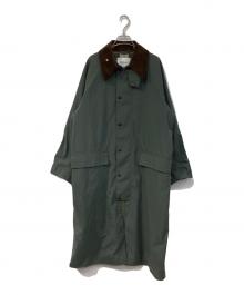 Barbour×JOURNAL STANDARD relume（バブアー×ジャーナルスタンダード レリューム）の古着「ステンカラーコート」｜グリーン