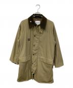Barbourバブアー）の古着「TRAVELCOUTURE EXCLUSIVE SPEY LONGコート/トラベルクチュール エクスクルーシブ スペイ ロングコート」｜ブラウン