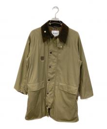 Barbour（バブアー）の古着「TRAVELCOUTURE EXCLUSIVE SPEY LONGコート/トラベルクチュール エクスクルーシブ スペイ ロングコート」｜ブラウン