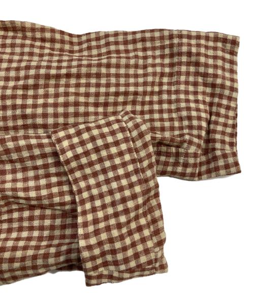 Cale（カル）Cale (カル) ウォーターツイストリネンシャツ ブラウン サイズ:SIZE 3の古着・服飾アイテム