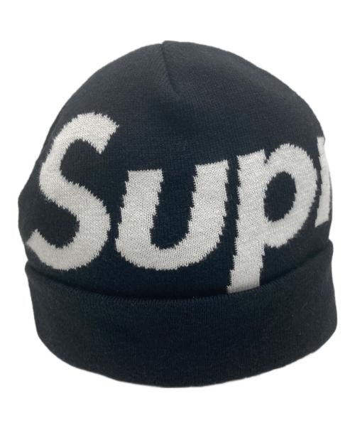 SUPREME（シュプリーム）SUPREME (シュプリーム) BIG LOGO BEANIE/ビッグロゴビーニー ブラックの古着・服飾アイテム