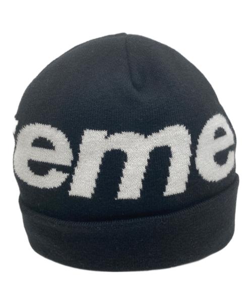 SUPREME（シュプリーム）SUPREME (シュプリーム) BIG LOGO BEANIE/ビッグロゴビーニー ブラックの古着・服飾アイテム