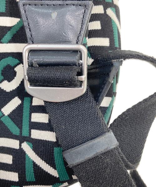 KENZO（ケンゾー）KENZO (ケンゾー) 総柄リュック グリーンの古着・服飾アイテム