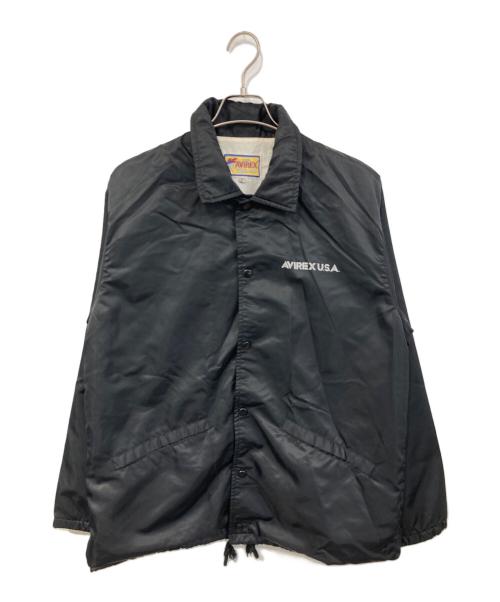 AVIREX（アヴィレックス）AVIREX (アヴィレックス) コーチジャケット ブラック サイズ:SIZE Mの古着・服飾アイテム