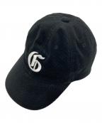 COOTIE PRODUCTIONSクーティープロダクツ）の古着「Polyester Corduroy 6 Panel Cap/ポリエステル コーデュロイ シックス パネル キャップ」｜ブラック