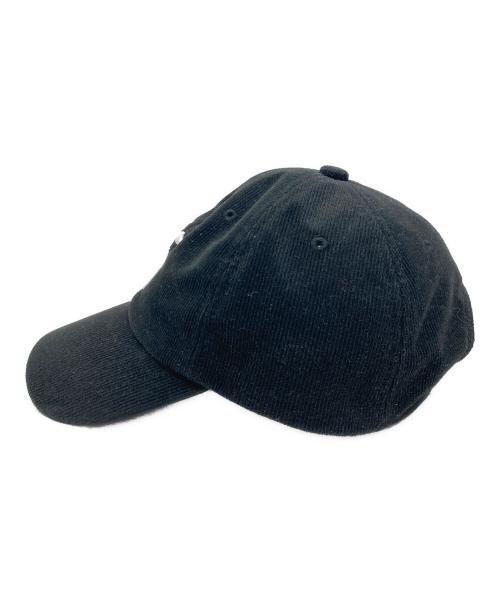 COOTIE PRODUCTIONS（クーティープロダクツ）COOTIE PRODUCTIONS (クーティープロダクツ) Polyester Corduroy 6 Panel Cap/ポリエステル コーデュロイ シックス パネル キャップ ブラックの古着・服飾アイテム
