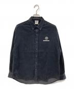 Aape BY A BATHING APEエーエイプ バイ アベイシングエイプ）の古着「コーデュロイシャツ」｜ブラック