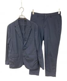 green label relaxing（グリーンレーベルリラクシング）の古着「ウォッシャブルナローセットアップ」｜ネイビー