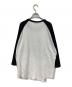 GOD SELECTION XXX (ゴッド セレクション トリプルエックス) ラグランカットソー ホワイト×ブラック サイズ:SIZE XL：8000円