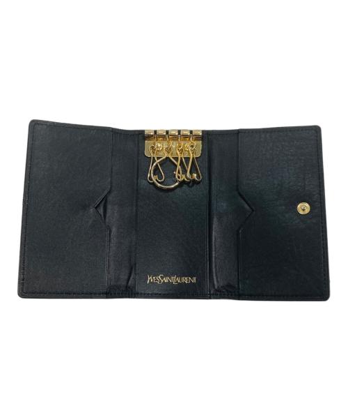 Yves Saint Laurent（イヴサンローラン）Yves Saint Laurent (イヴサンローラン) キーケース ブラックの古着・服飾アイテム