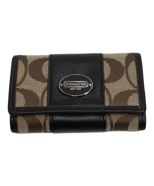 COACH（コーチ）COACH (コーチ) キーケース ベージュの古着・服飾アイテム