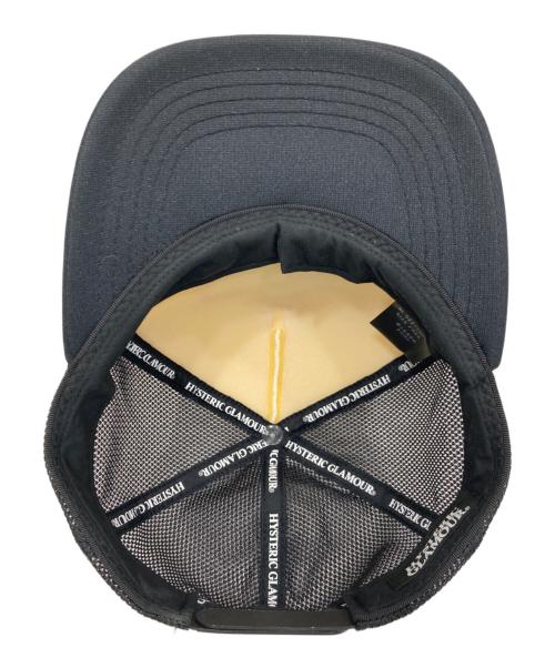 Hysteric Glamour（ヒステリックグラマー）Hysteric Glamour (ヒステリックグラマー) Unlimited Mesh Cap/アンリミテッドメッシュキャップ ホワイト×ブラックの古着・服飾アイテム