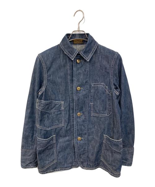 freewheelers（フリーホイーラーズ）freewheelers (フリーホイーラーズ) GOLDEN SPIKE WORK COAT/ゴールデン・スパイク・ワーク・コート インディゴ サイズ:SIZE 34の古着・服飾アイテム