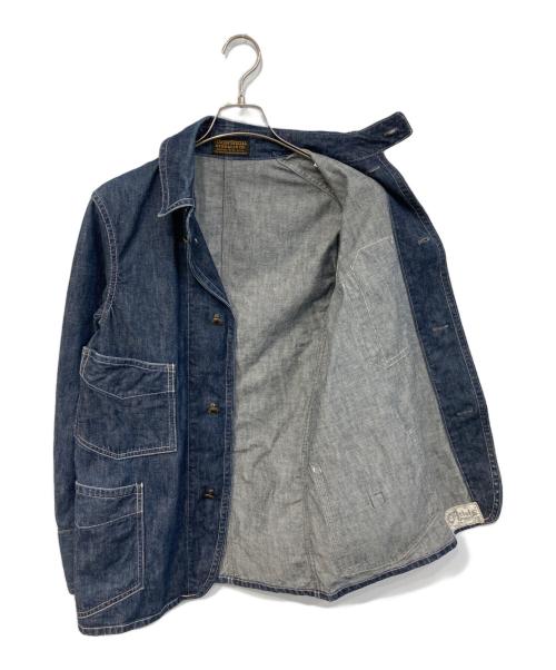 freewheelers（フリーホイーラーズ）freewheelers (フリーホイーラーズ) GOLDEN SPIKE WORK COAT/ゴールデン・スパイク・ワーク・コート インディゴ サイズ:SIZE 34の古着・服飾アイテム