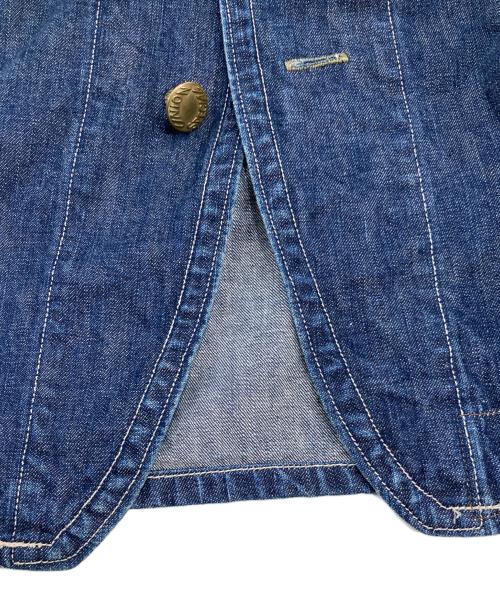 freewheelers（フリーホイーラーズ）freewheelers (フリーホイーラーズ) GOLDEN SPIKE WORK COAT/ゴールデン・スパイク・ワーク・コート インディゴ サイズ:SIZE 34の古着・服飾アイテム