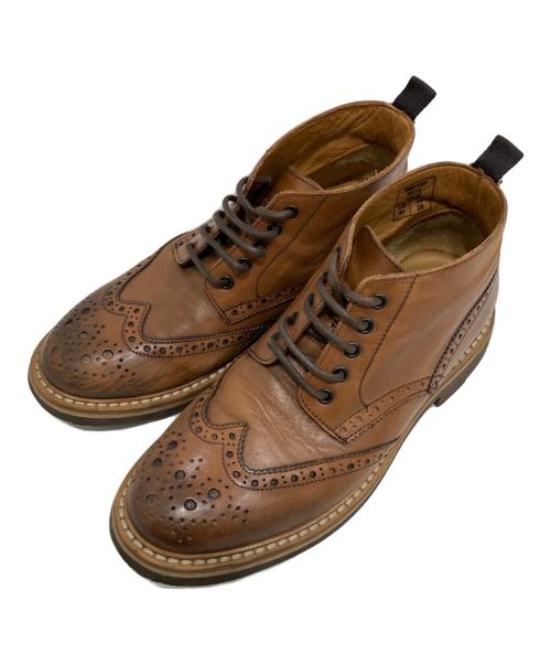 GIANCARLO MORELLI（ジャンカルロ モレリ）GIANCARLO MORELLI (ジャンカルロ モレリ) ウィングチップブーツ ブラウン サイズ:SIZE 26cmの古着・服飾アイテム