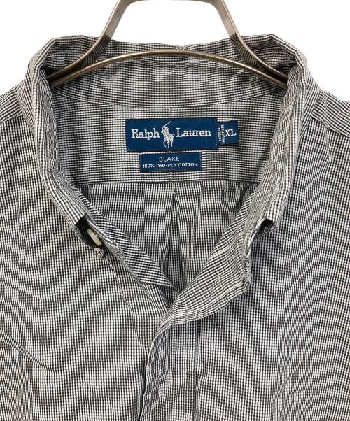 RALPH LAUREN（ラルフローレン）RALPH LAUREN (ラルフローレン) BLAKEシャツ ブラック サイズ:SIZE XLの古着・服飾アイテム