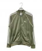 adidasアディダス）の古着「クラシックス SSTトラックジャケット」｜カーキ