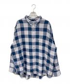 LEVI'Sリーバイス）の古着「チェックネルシャツ」｜ネイビー