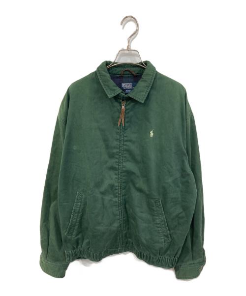 POLO RALPH LAUREN（ポロ・ラルフローレン）POLO RALPH LAUREN (ポロ・ラルフローレン) スイングトップ グリーン サイズ:SIZE Mの古着・服飾アイテム