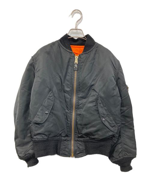 ALPHA（アルファ）ALPHA (アルファ) フライトジャケット ブラック サイズ:SIZE Sの古着・服飾アイテム
