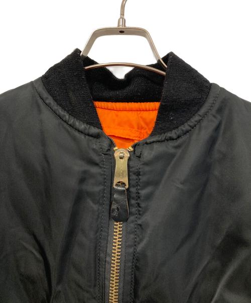 ALPHA（アルファ）ALPHA (アルファ) フライトジャケット ブラック サイズ:SIZE Sの古着・服飾アイテム