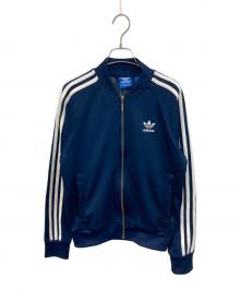 adidas（アディダス）の古着「トラックジャケット」｜ネイビー