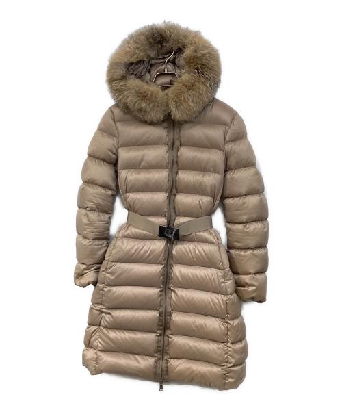 MONCLER（モンクレール）MONCLER (モンクレール) TINUVIEL フォックスファー ダウンコート ブラウン サイズ:SIZE 0の古着・服飾アイテム