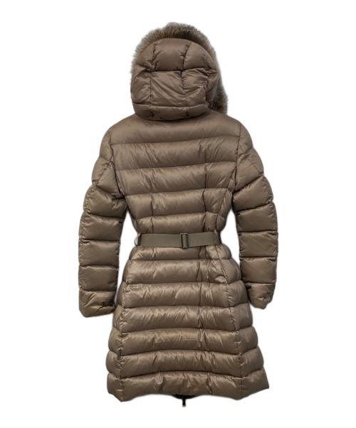 MONCLER（モンクレール）MONCLER (モンクレール) TINUVIEL フォックスファー ダウンコート ブラウン サイズ:SIZE 0の古着・服飾アイテム