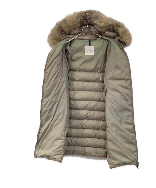 MONCLER（モンクレール）MONCLER (モンクレール) TINUVIEL フォックスファー ダウンコート ブラウン サイズ:SIZE 0の古着・服飾アイテム