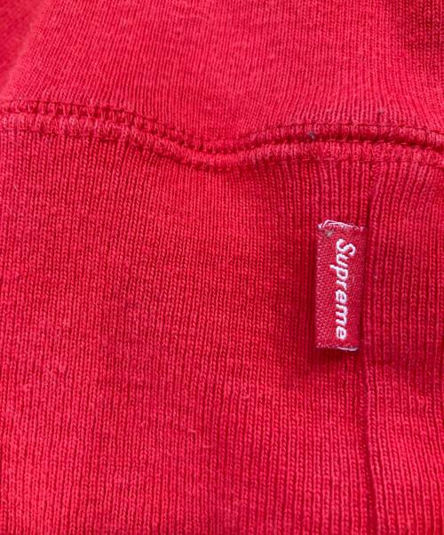 SUPREME（シュプリーム）SUPREME (シュプリーム) Patent/Chenillr Arc Logo Hooded Sweatshirt レッド サイズ:SIZE Mの古着・服飾アイテム